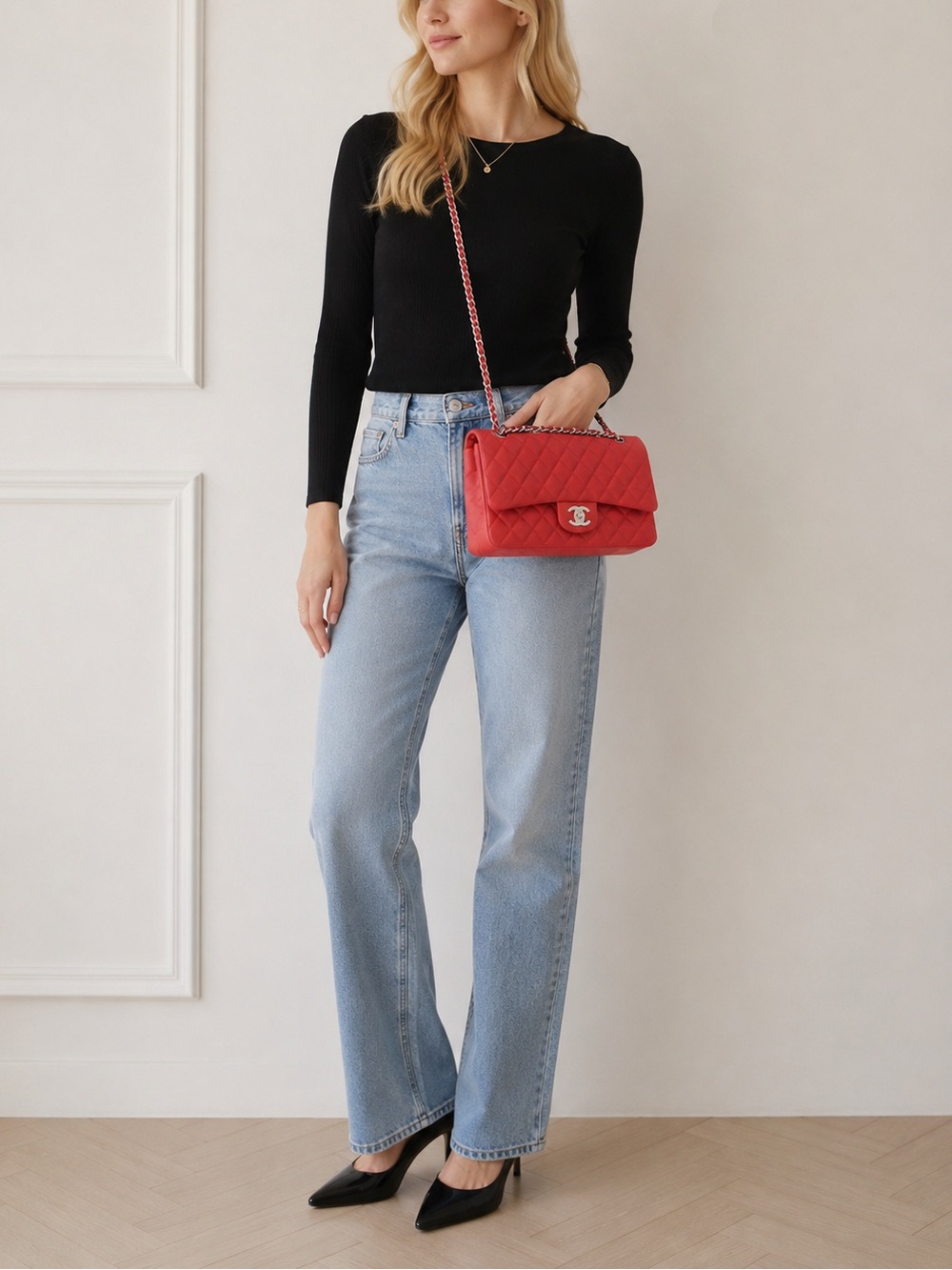 Chanel Medium Caviar Double Flap Bag